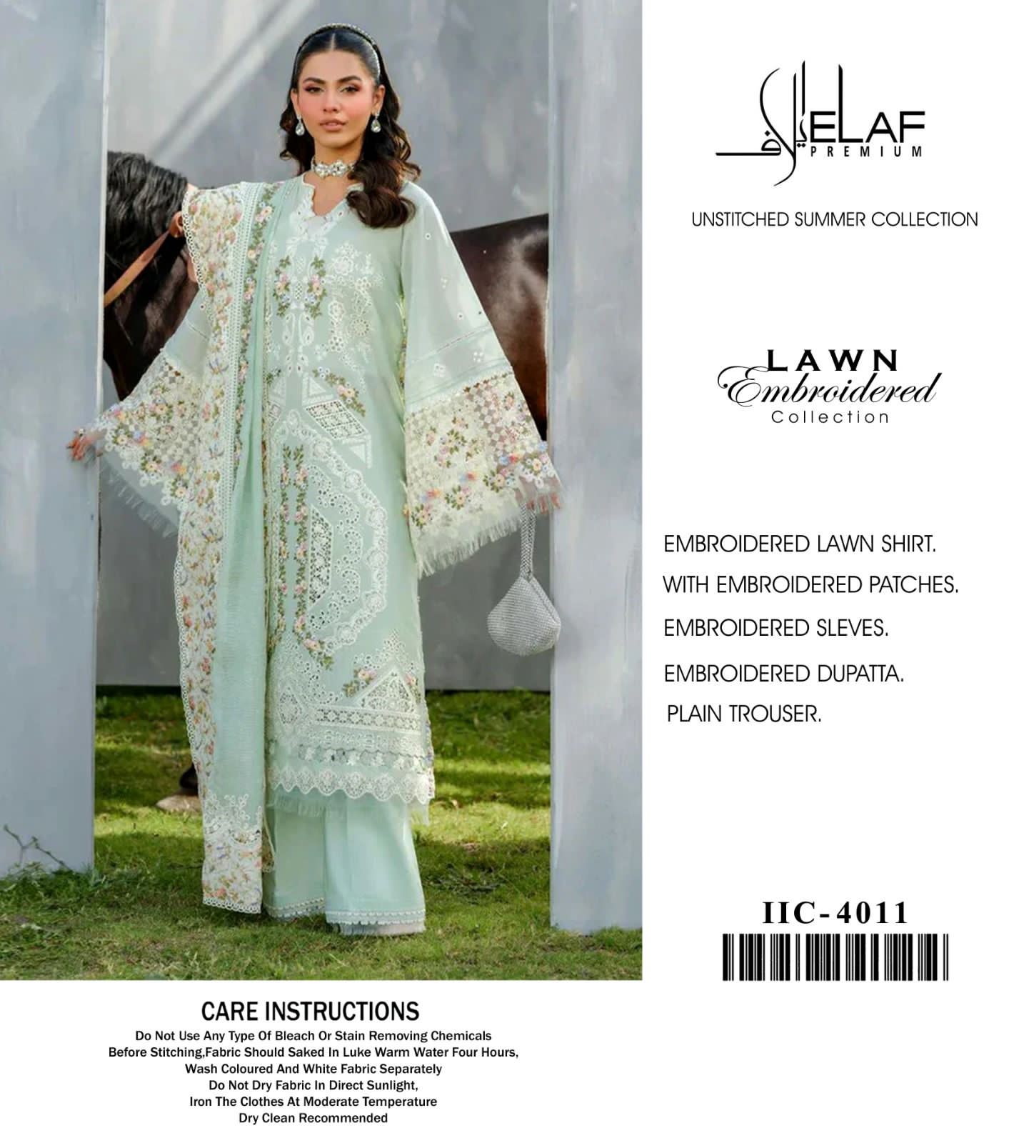 Elaf Luxury Embroidered Collection 2026 Vol-2 IIC-4011