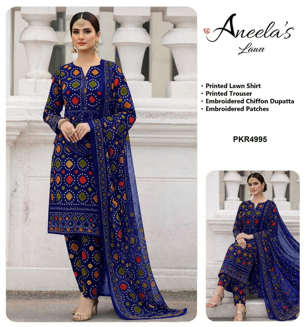 Aneela’s Lawn Chunri Collection