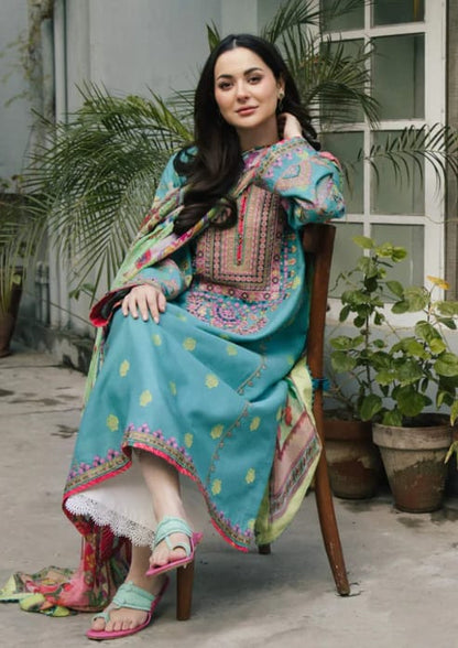 Zara Shahjahan Embroidered Lawn Unstitched Suit ZS-10