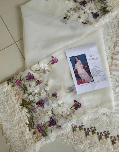 Elaf Festive Chikankari – Elegant Ivory Ensemble