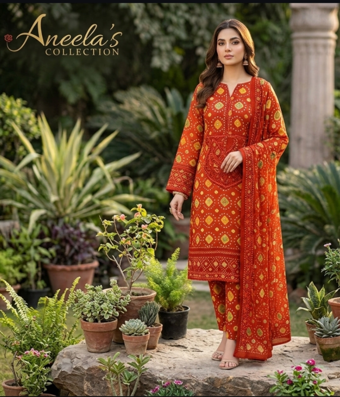 Aneela’s Lawn Chunri Collection