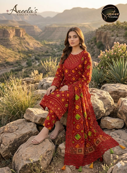 Aneela’s Lawn Chunri Collection