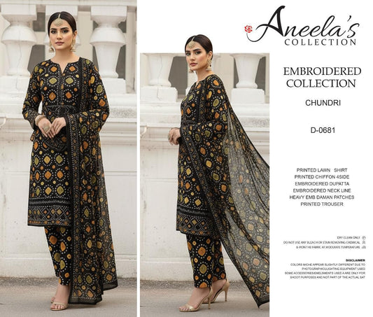 Aneela’s Lawn Chunri Collection